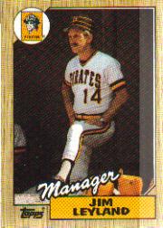 1987 Topps Baseball Cards      093      Jim Leyland MG/TC RC *